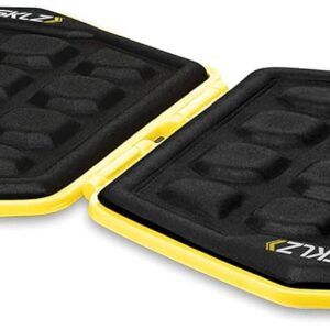 SKLZ Slidez Dual-Sided Core Stability Discs – Black/Yellow Pair